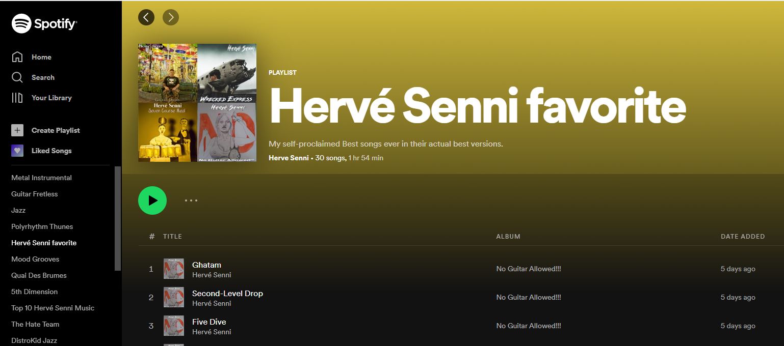 Hervé Senni Favorites